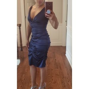 V Cut Dress perfect for prom or wedding